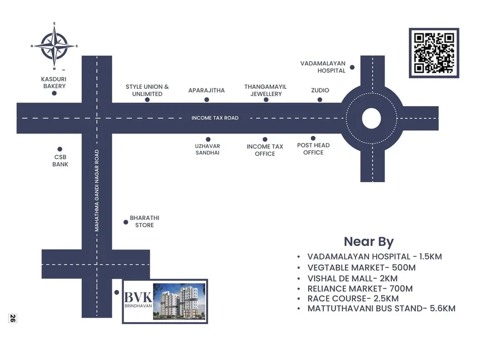 BVK Brindhavan - Location & Neighborhood in Krishnapuram Colony, Madurai